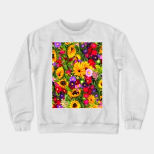 Multicolor flowers Crewneck Sweatshirt